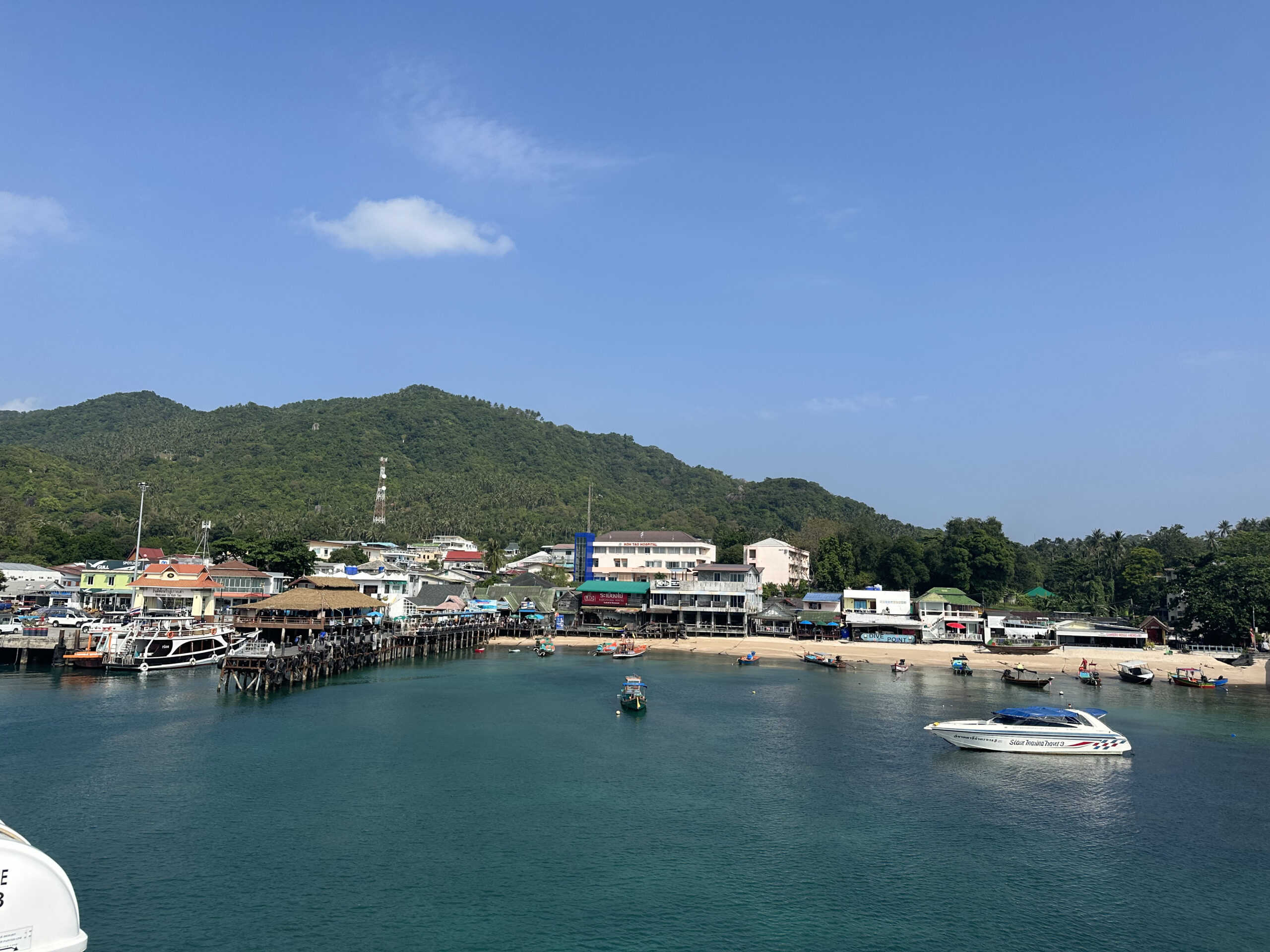 Ankunft auf Ko Tao Pier