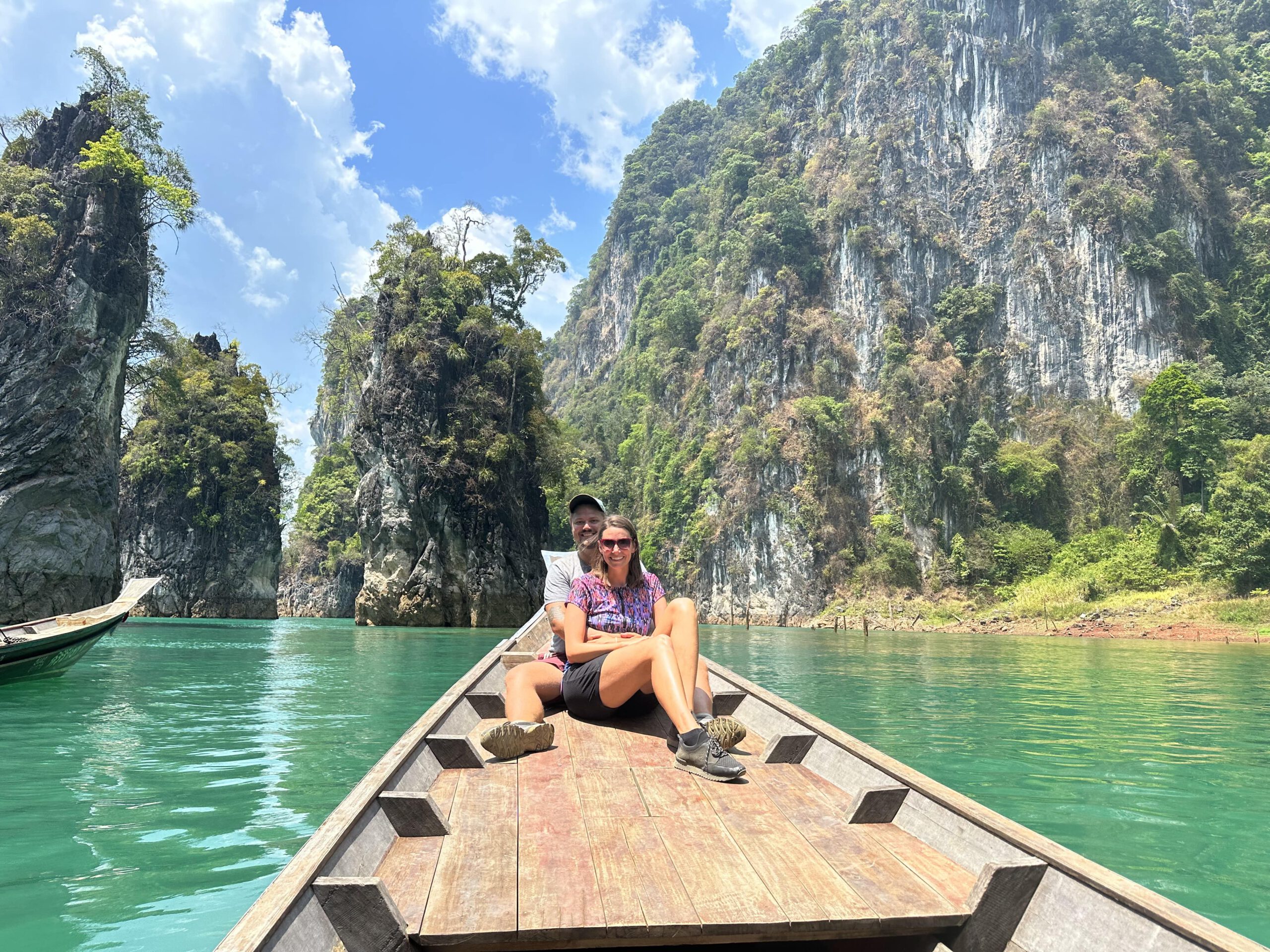 Khao Sok Foto am Viewpoint auf dem Longtailboot